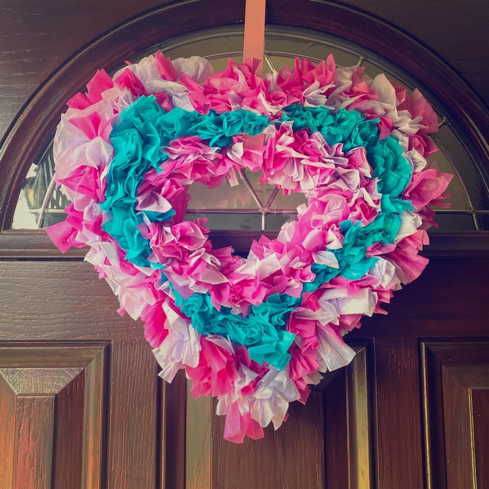 Spring “table-cloth” Wreath